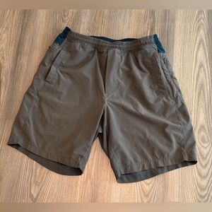 Birddogs Boom for your Broomstick Gray Navy Athletic Short Unlined Mens Medium